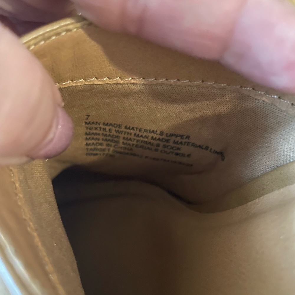 Universal Thread Tan Platform Mules size 7 - image 11